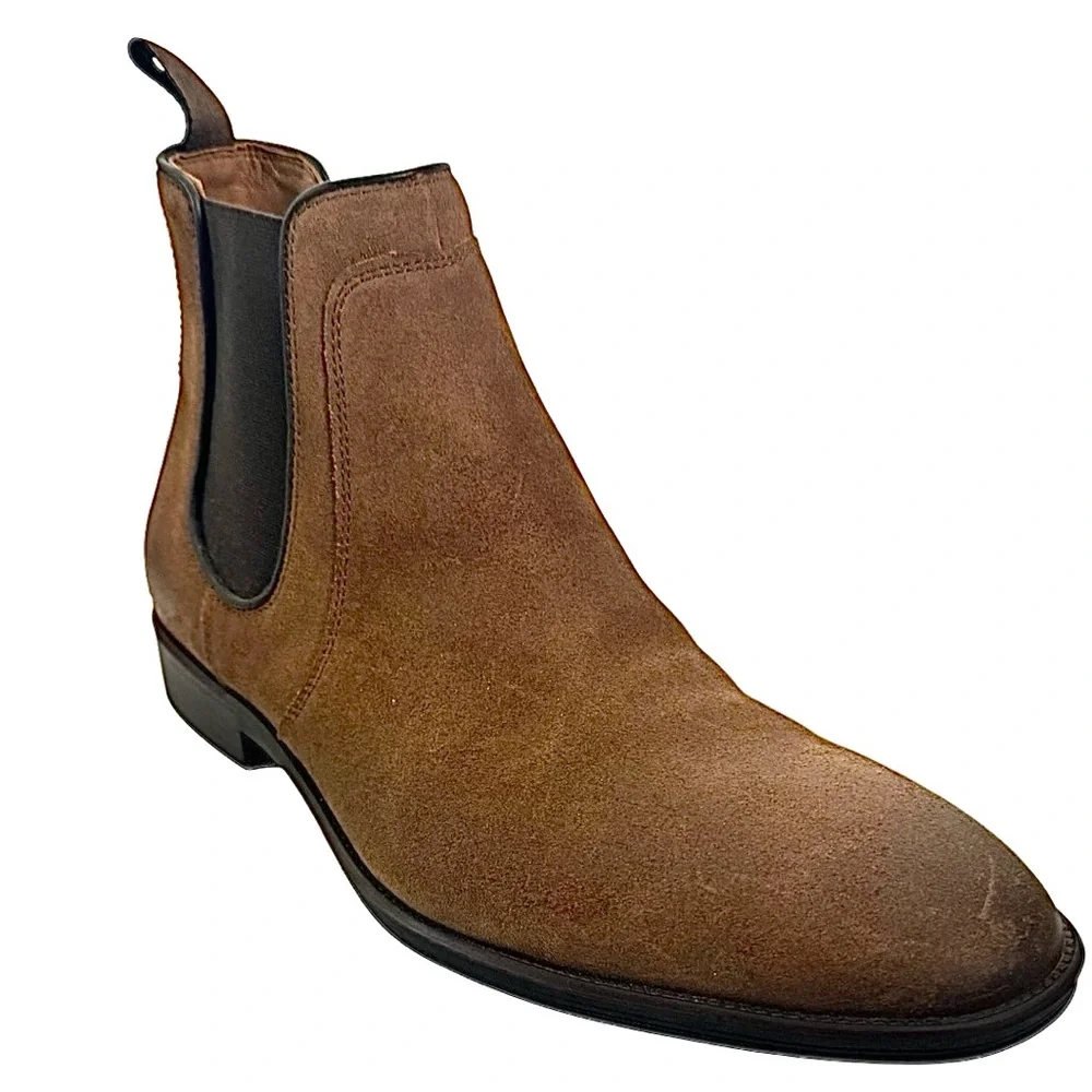 Johnston & Murphy Chelsea Boots Style 15-1480 Men’s Size 10.5M Nubuck Leather
